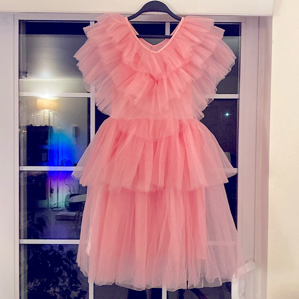 Claris haute couture girls dress, size 7-8